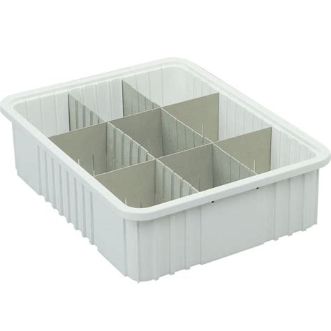 Short Metro Mds92035n Gray Tote Box Divider 11 X 4