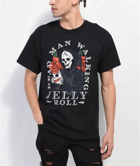 Jelly Roll Dead Man Walking Black T-Shirt