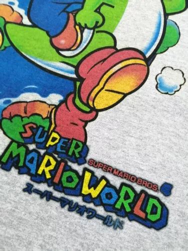 Playera Super Mario World Snes Mario Bros Yoshi Bowser 250 En