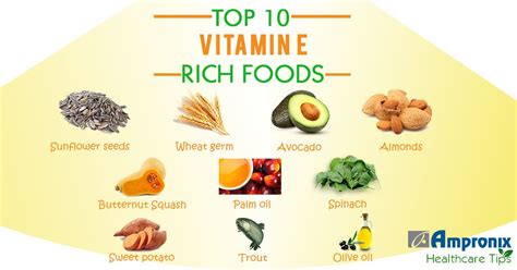 Healthcare Tip Vitamin E Is One Of The Antioxidants In The Body Check Out These Top 10 Vitamin