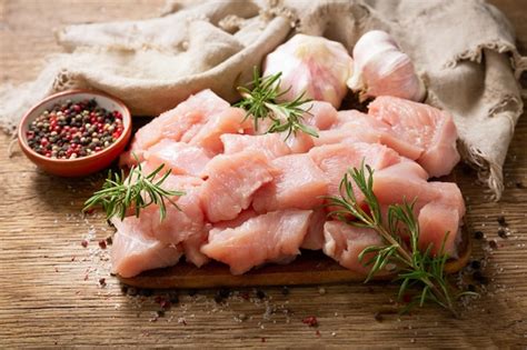 Premium Photo Fresh Turkey Meat With Rosemary