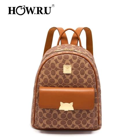 Howru Backpack Medium Leather Shopee Philippines