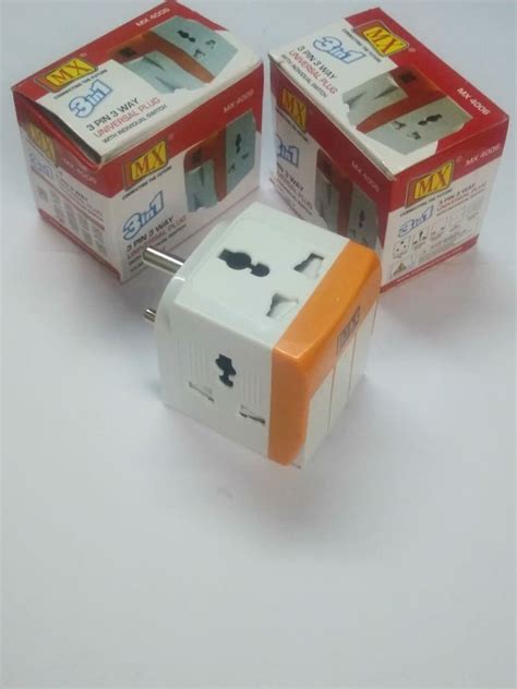 Mx In Universal Travel Adapter Multi Plug With Individual Switch