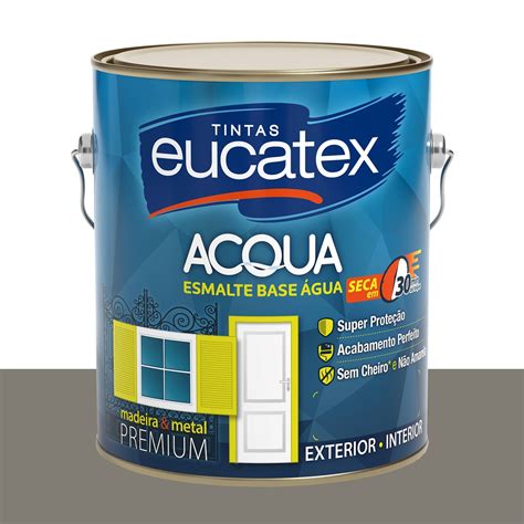 Tinta Esmalte Bril Base Gua Eucatex Rua Das Pedras L Loja