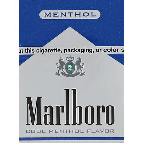 Marlboro Cigarettes Menthol Blue Pack 72s 20 Ea Cigarettes Chief