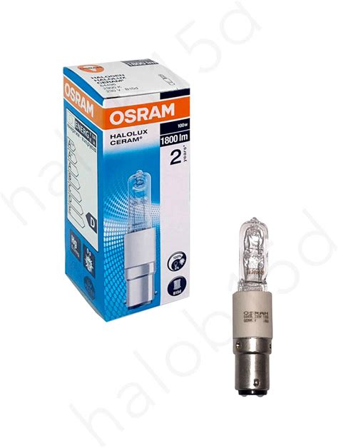 Osram Halolux Ceram W Watt B D V Klar Halogen Lampe R Hre