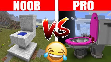 NOOB vs PRO KÆMPE TOILET Dansk Minecraft YouTube