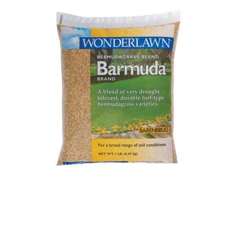 Barenbrug 10057 Grass Seed Wonderlawn Bermuda Grass Full Sun 1 Lb