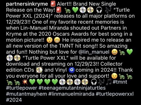 TURTLE Power Partners In Kryme Re Record R TMNT