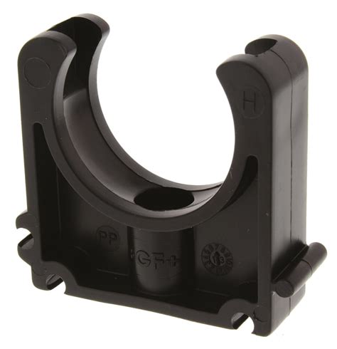 167061088 Georg Fischer Georg Fischer Pp Black Saddle Clamp 16mm X