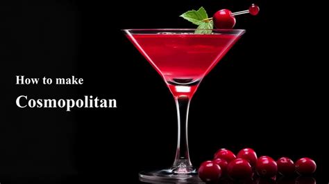 🍸 Cosmopolitan The Chic And Citrusy Cocktail Recipe Youtube