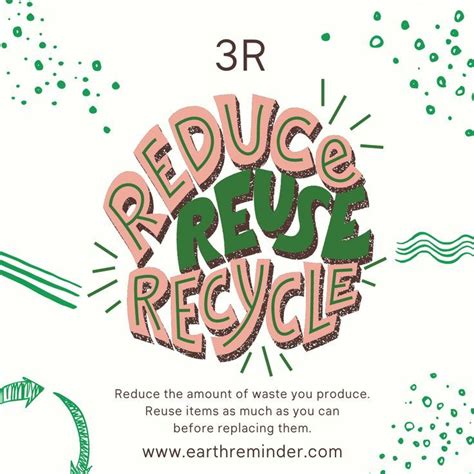 3r Poster Reduce Reuse Recycle Recycle Poster Reduce Reuse Recycle