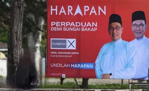 Pengundi DUN Sungai Bakap Pilih Wakil Rakyat Baharu Hari Ini Harapan