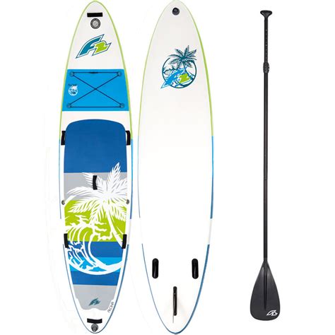 F2 Inflatable Aloha Stand Up Paddle Board Set Green Fun Sport Vision