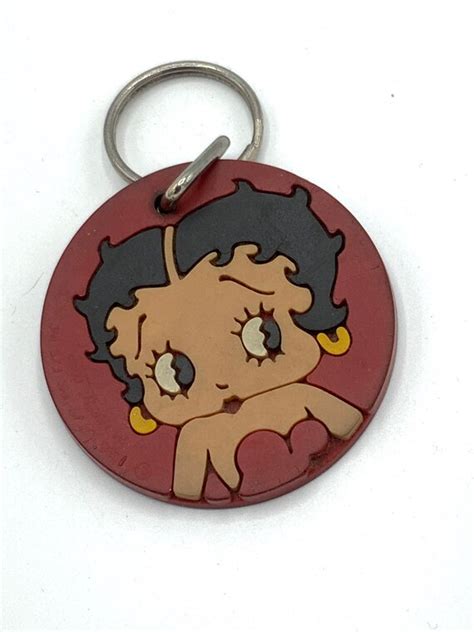 Gorgeous Collectible And Vintage Betty Boop Keychain Gem