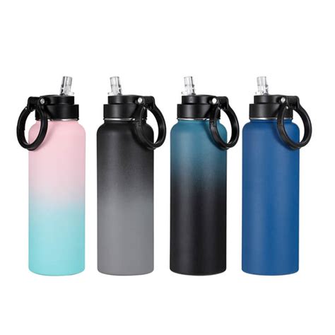 Insulated Drink Bottle Flip Lid With Handle 02077A - Everich