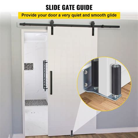 Vevor Gate Roller Guide Sliding Gate Black Nylon Roller Coloring