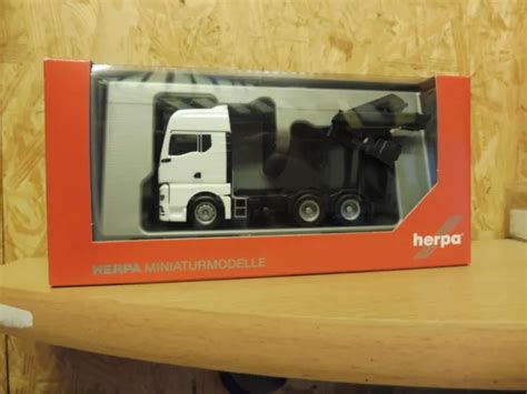 Herpa Man Tgx Zugmaschine Mit Ladekran Wei Nr Eur