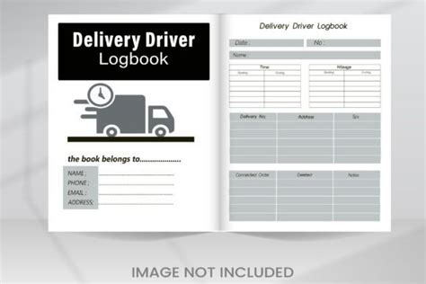 Delivery Driver Logbook Kdp Interior Graphic By Vmsit Creative Fabrica