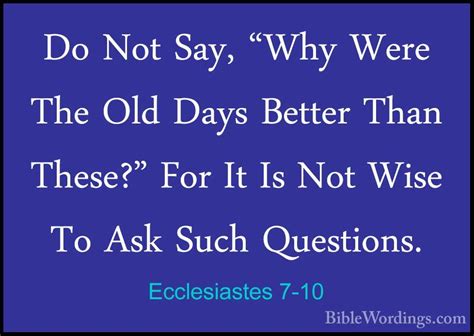 Ecclesiastes 7 - Holy Bible English - BibleWordings.com