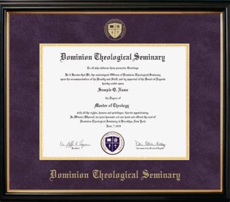 Accreditation - Dominion Theological Seminary