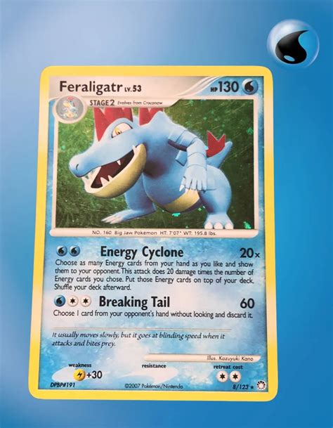 Feraligatr 8 123 Mysterious Treasures TCG Coleccionistas