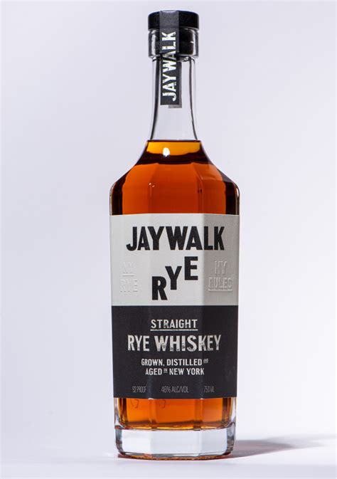 Jaywalk Straight Rye Whiskey 92 Proof Ny Distilling Co