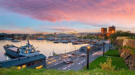 Premium Photo | Oslo downtown city skyline cityscape in norway