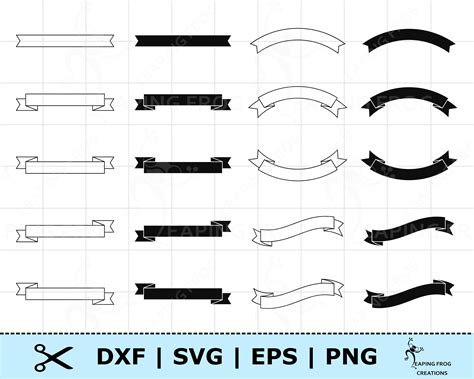 Banner Svg Cricut Cut Files Silhouette Labels Svg Banner Etsy