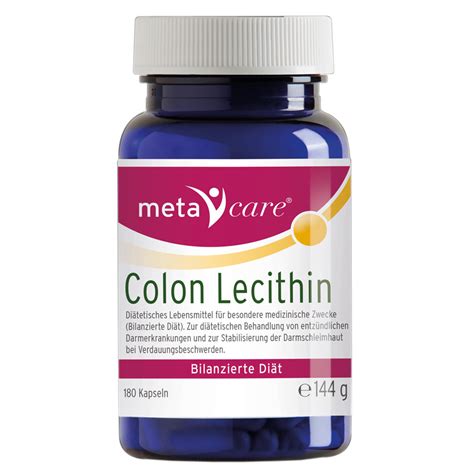 META CARE Colon Lecithin Confezione Da 180 Capsule Erbofarma Farmaci