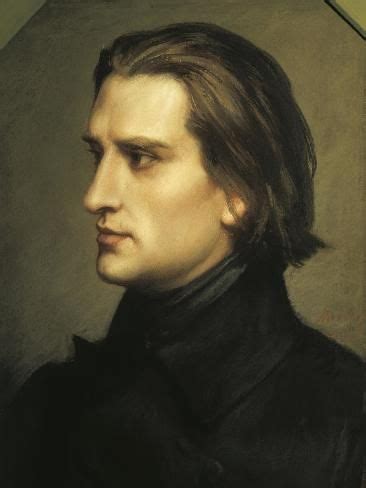 Portrait Of Franz Liszt To Years Giclee Print Art Portrait