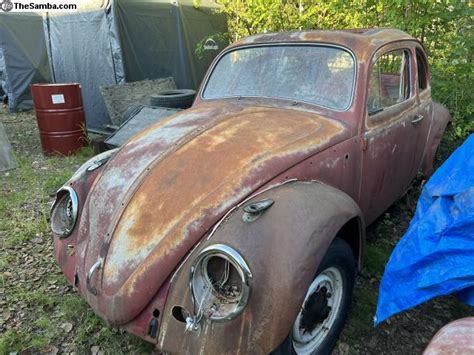 TheSamba VW Classifieds 1960 VW Beetle Ragtop OG Ruby Red