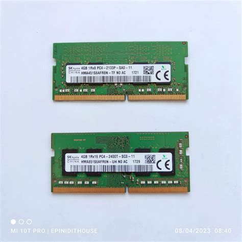 Jual Memory RAM SODIM SK HYNIX DDR4 4GB Laptop Notebook PC 2400T 2133