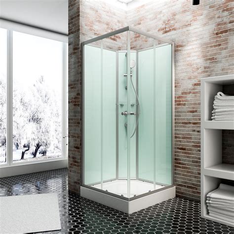 Schulte cabine de douche intégrale 90x90x204 cm carrée verre 5 mm