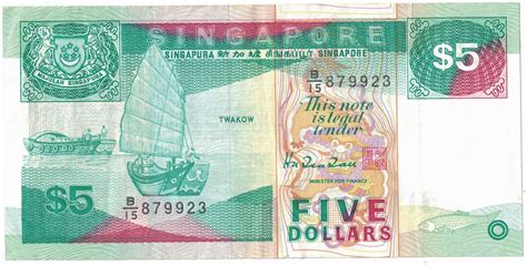 Old Singapore Dollar Banknotes