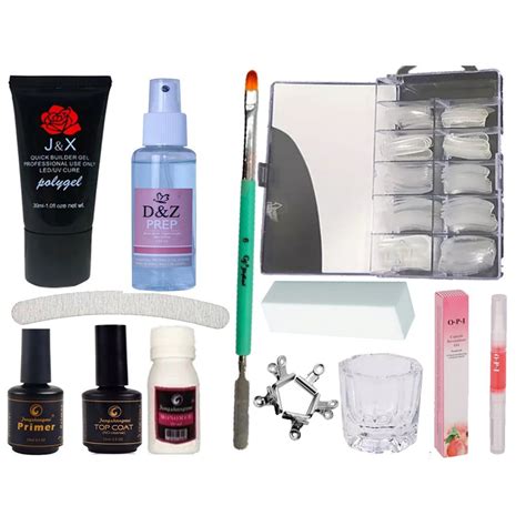 Kit Unhas Gel Poligel Polygel Unhas Molde F Acrilico No Shoptime