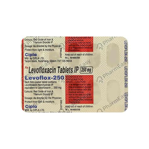 Levoflox 250mg Tab - Uses, Side Effects, Dosage, Composition & Price ...