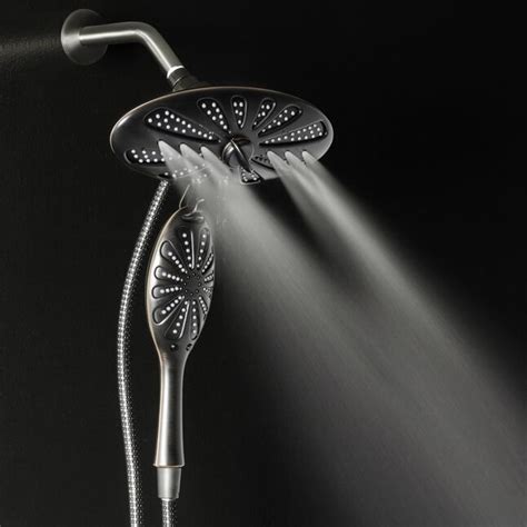 Akdy Oil Rubbed Bronze Rain Shower Head Dualcombo Shower Head 25 Gpm