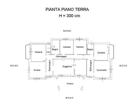 Pianta Casa Piano Terra Meg Case Immobiliaria Nizza Monferrato