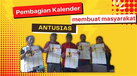 Ribuan Masyarakat Sangat Antusias Dengan Bu Ida Ii Pembagian Kalender