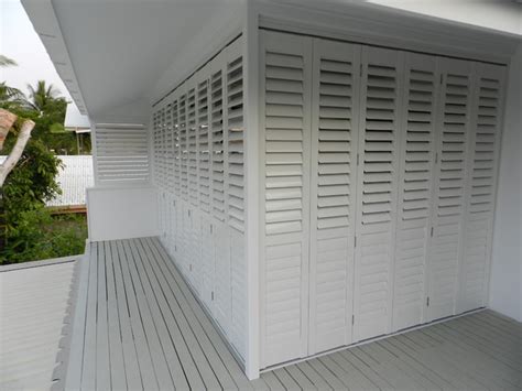 Aluminum Exterior Plantation Shutters Modern Deck Other By