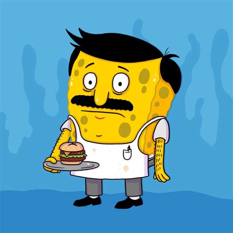 SpongeBob S Burgers Art Print By Chris Piascik X Small In 2020 Art