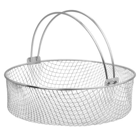 Air Fryer Mesh Basket Air Fryer Basket With Handle Stainless Steel