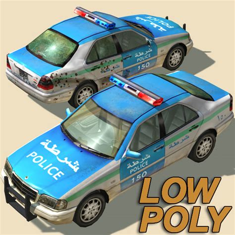 iraqi police car 3d model