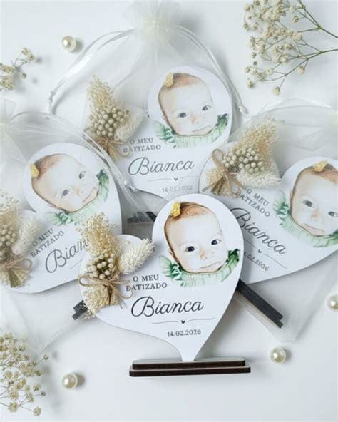 Lembranças Personalizadas Com Fotos - Lembranças Batizado com Foto - Prendas Personalizadas