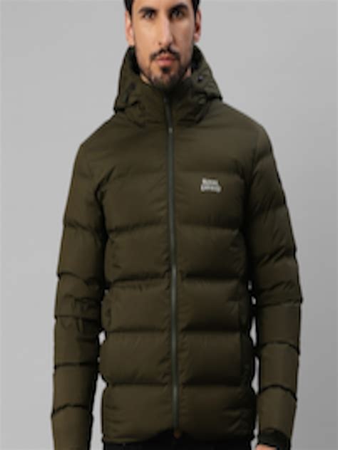 Buy Royal Enfield Hooded Quilted Jacket With Zip Detail Jackets For