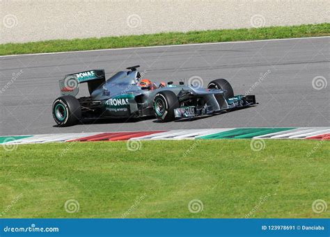 Mugello Italy May 2012 Michael Schumacher Of Mercedes F1 Team At