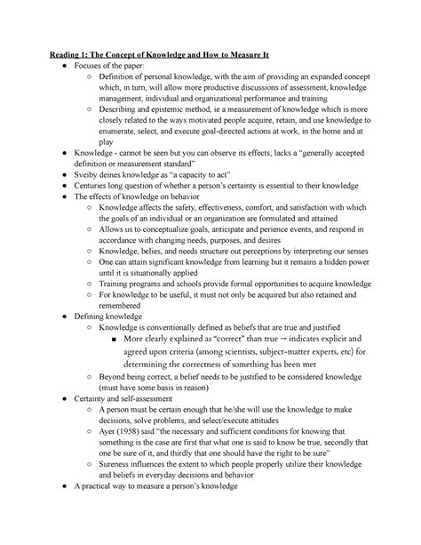 Week Overview Of Systematic Inquiry Reading The Concept Of