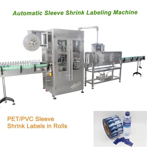 150 Bpm Automatic Round Glass Bottle Shrink Sleeve Labeling Machine