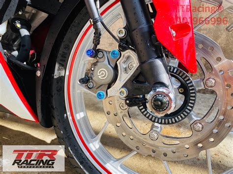 HEO BREMBO 2 PIS ĐỐI XỨNG LOGO LỚN Suzuki Raider Satria Fi Sonic